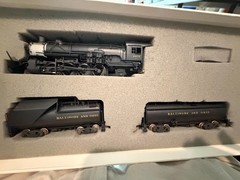 Westside Models Baltimore & Ohio Q-4b 2-8-2 Mikado w/ Aux Tender LN/Box