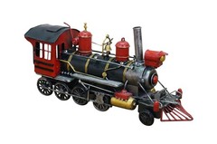 Vintage Peterson Artwares Metal Model Train Locomotive Engine 14″