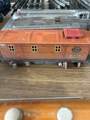 Pre-War Lionel 1688E “Torpedo” 0-Gauge DieCast Gunmetal Locomotive Train Set
