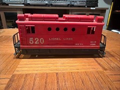 Lionel #520 LL Electric Locomotive Box Cab 1956-1957 Model
