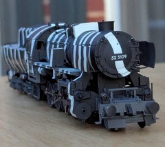 LILIPUT WW2 ZEBRA GERMAN DRG BR-52 DB STEAM LOCOMOTIVE DC L131524 ROCO HO SBB