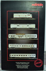 Marklin 8189 California Zephyr F7 Diesel Locomotive Passenger Set Z Scale