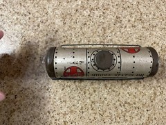 Old SANTA FE – TIN PLATE Train Single Dome Tanker / Unmarked