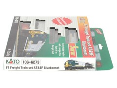 Kato 106-6273 N Santa Fe EMD F7 Diesel Freight Train-Only Set Standard DC