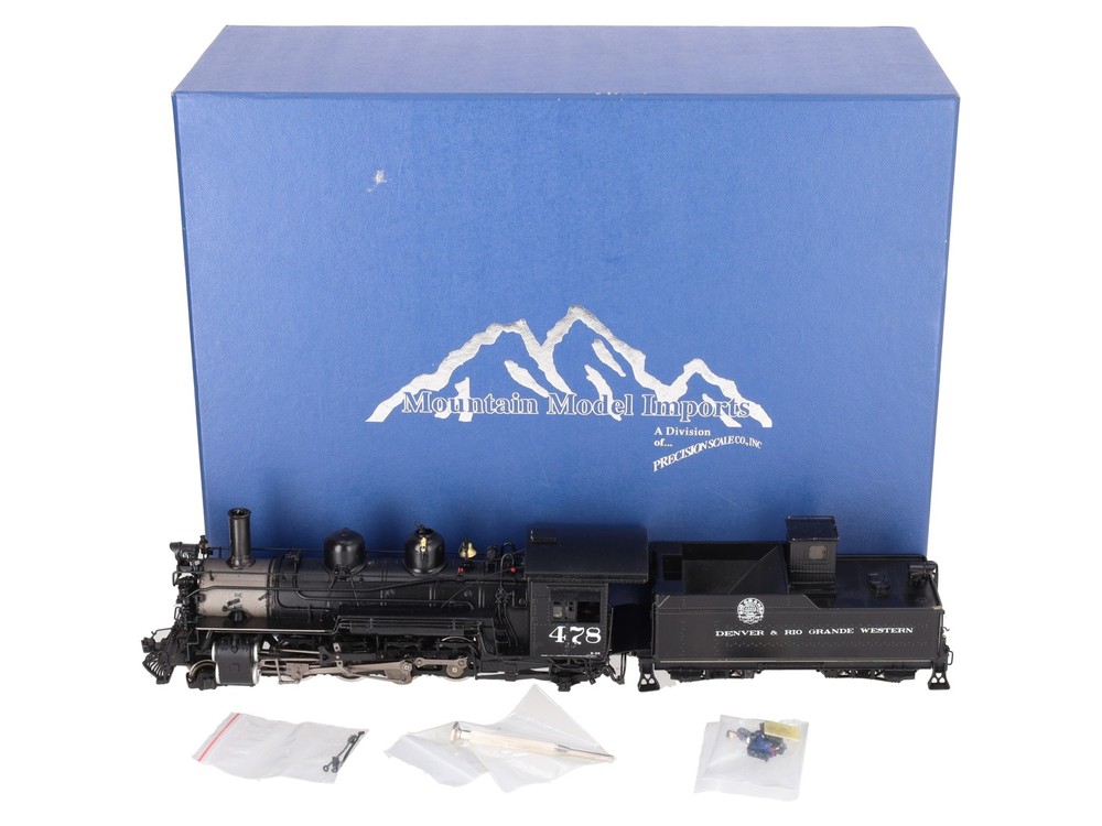 Mountain Model Imports DC1031-1 On30 BRASS D&RGW K-28 2-8-2 Loco & Tender #478