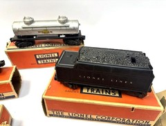 Vintage Lionel Train Set – 675 Locomotive, Whistle Tender & Freight Cars TESTED!