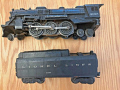 Lionel 2026 O27 ENGINE with 6026W Tender RUNS LIKE HELL!
