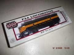 LIFE-LIKE PROTO 1000 HO CHICAGO & NORTH WESTERN F3A LOCOMOTIVE #4064 NOS – NEW!