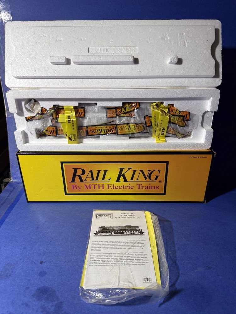 MTH/Railking Erie RS-3 Locomotive (NOS) 30-2208-1 Proto 2
