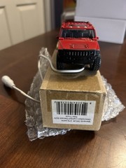 NEW MIB Menards O Gauge 1/48 scale Lighted Red Hummer SUV SOLD OUT of Production