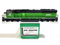 Overland OMI BN EMD SD60M Burlington Northern #9291 HO Brass Model #5836.2