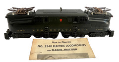 Postwar Lionel 2340 GG-1 Brunswick Green w/Instruction Sheet 1955 FREE SHIPPING
