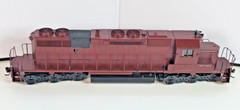 Athearn HO EMD SD40-2 Diesel Locomotive Maroon Undecorated Kadee Coup Tested