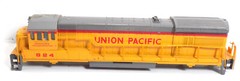 HO / UNBRANDED / UNION PACIFIC / DIESEL LOCOMOTIVE #824 / SHELL / BODY / PARTS