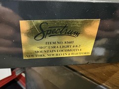 DCAS- HO SPECTRUM USRA LIGHT 4-8-2 MOUNTAIN LOCOMOTIVE #81605 NEW HAVEN NH
