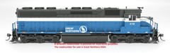 Broadway Limited HO 9803 Great Northern Railway #424 EMD SD45 Diesel Locomotive