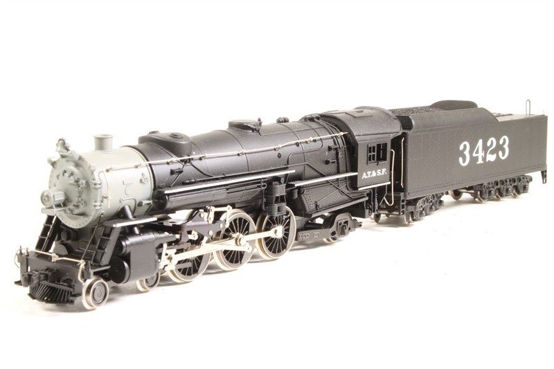 HO Scale Rivarossi 5407 ATSF Santa Fe 4-6-2 Pacific Steam Locomotive #3423