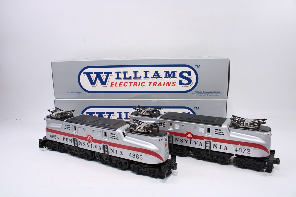 Williams GG-36/39 O Gauge GG-1 Locomotives Pennsylvania #4866/4872 w/Sound