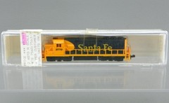 Vintage Model Power Mehano 7560 N Gauge Santa Fe SF 3779 GP-40 Diesel Locomotive