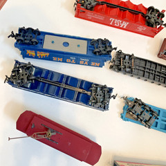 Vintage HO Scale Coal Cars And Various Others