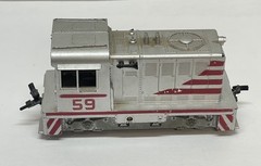 Vtg ATHEARN HO SCALE 59 HUSTLER DIESEL SWITCHER LOCOMOTIVE *UNTESTED FOR PARTS*