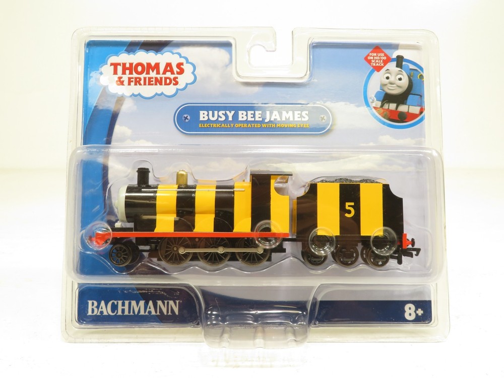Bachmann 58821 HO Scale Thomas & Friends Busy Bee James Steam Loco NIB