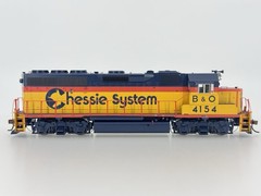 HO Athearn Genesis G65758 Chessie System GP40-2 Locomotive B&O #4154 DCC SOUND