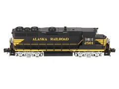Atlas 1140-1 O Gauge Alaska Railroad GP-35 Diesel Locomotive #2501 (3 Rail) LN