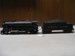 Lionel Prewar O Gauge 225 Steam Locomotive & 2235W Tender