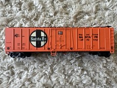 N Scale Hopper Santa Fe SFRC 55360 Orange Black Super Shock Bachman