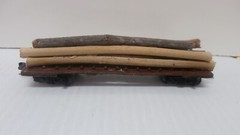 Lot of 7 HO Scale Train Cars Log Haulers Illinois Central Flatbed, Union Pacific