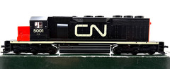 HO KATO 37-01M EMD SD40 CANADIAN NATIONAL CN # 5001