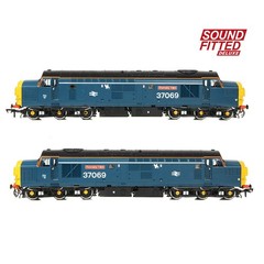 Bachmann 35-312SFX OO Gauge Class 37 37069 Thornaby TMD BR Blue DCC SOUND DELUXE