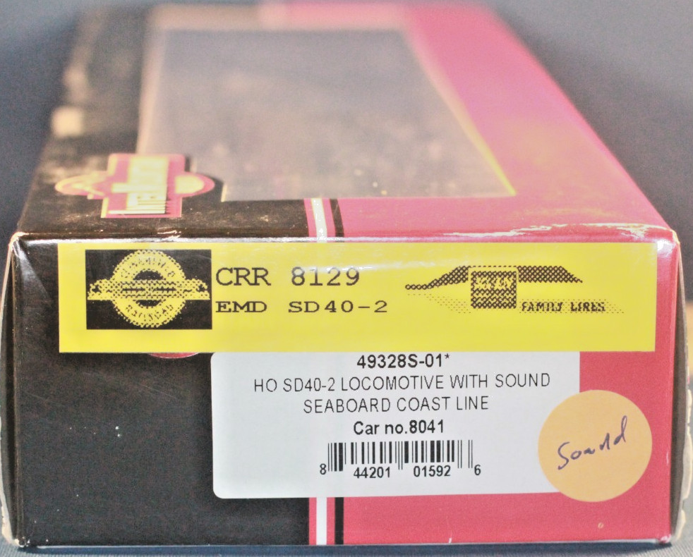 HO Intermountain 49328S EMD SD40-2 CLINCHFIELD CRR #8129 DCC Sound Custom Number