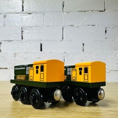 Iron Arry & Bert Collector Card MINT Thomas & Friends Wooden Railway Trains