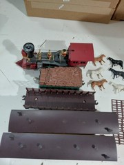 Lionel Train O Gauge Model Railroad Post War The General Passenger Set w/Whistle