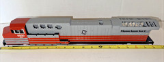 MTH O GAUGE GE GENERAL ELECTRIC CAB #6000 DIESEL ENGINE BODY SHELL 18.5″ NEW