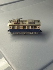 Fleischmann N scale model train electric locomotive ELB 215 by Fleischmann