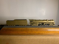 BRASS N.J.Custom #ST-807 P.R.R. S-2 6-8-6 Steam Turbine Loco Unptd. H.O. 1/87