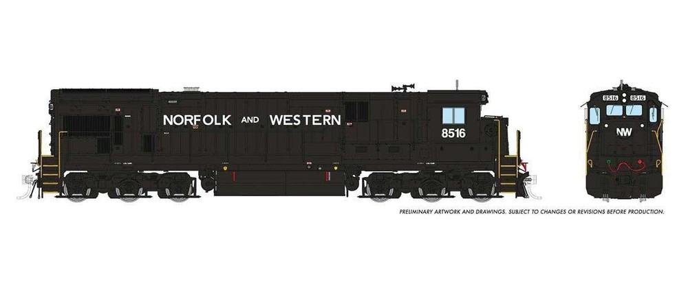 Rapido ~ HO Scale ~ GE C36-7 ~ Norfolk & Western #8513 ~ DC Version ~ 42118