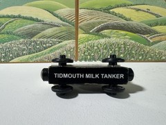 Thomas Wooden Railway Tidmouth Milk Tanker Wooden Train Car Learning Curve