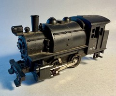 HO 1:87 0-4-0 Steam Locomotive 0605 Black Plastic Metal Untested #2