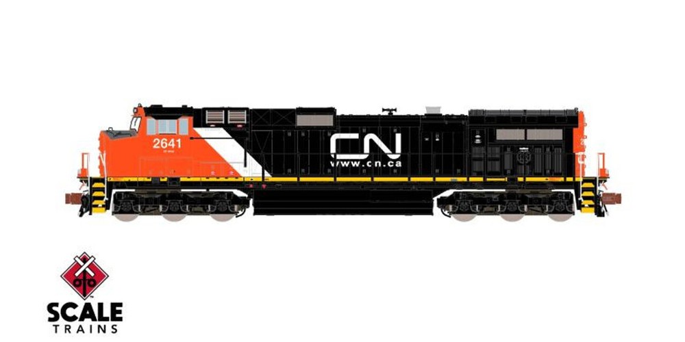 ScaleTrains N GE C44-9W Dash 9-44CW Canadian National CN #2641 DC SXT38696