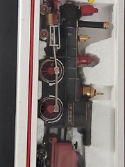 Vintage Bachmann HO Scale Lighted 4-4-0 Steam Locomotive and Tender/Original Box