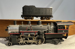 Brass HO Scale C & NW 4-4-2 Locomotive Tenshodo w/Tender