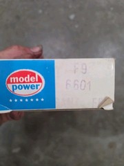#5810 Model Power ALCO FA2 Santa Fe 6601 Locomotive in box. #286 Locomotive.