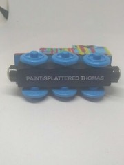 Thomas & Friends Wooden Railway – Paint-Splattered Thomas (2005, Learning Curve)