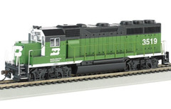 Bachmann HO Scale ~ New 2024 ~ Burlington Northern #3519 GP40 ~ DC ~ 63503