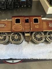 Prewar Lionel Standard Gauge No. 42 Electric Locomotive No. 35 & 36 Cars Runs