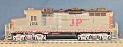 JP HO Athearn EMD GP20 Jersey Penn JPRR #2034 Powered